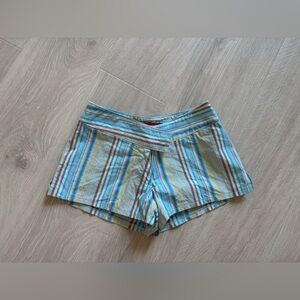Y2K striped shorts